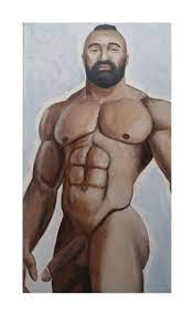 BIG MUSCLE. GAY. Cuerpo musculoso desnudo. Macho Alfa. Gay 