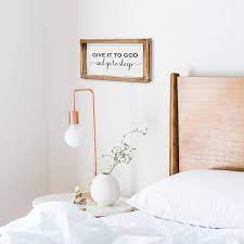 This farmhouse living room decoration applies the wall decorations made of wood entirely so that there is a mix of colors in the living room. Rustic Farmhouse Decor For The Home Sign Religious Wall Decor Cute Room Decor With Solid Wood