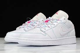 Jordan 1 White Black Aurora Green 2020 Air Jordan 1 Low Gs White Aurora Green Soar 554723 101 In 2020 Air Jordans Jordan 1 Low Jordan 1