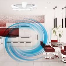 Lagom Ceiling Fan Does Not Require Electricity It Is Self Circulating As The Air Conditioning Heating Cools Up Or Heats Up Th In 2020 Ceiling Fan Indoor Electricity