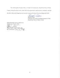 603 County Road B, Cambridge, Wisconsin 53523 920-437-0476 (counsel)  kag@lcojlaw.com (counsel) see attached verified complaint (