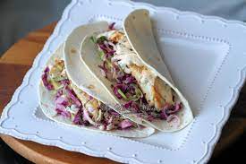 Mix all seasoning ingredients and pat on both sides of fish filets. Grilled Fish Soft Tacos With Baja Cream Sauce