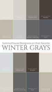 Both natural and serene, our 2021 paint color palette of the year was chosen by our color and design experts to bring warm lightness and a sense of calm to a space. Summerhouse Interior Designers Favorite Winter Inspired Gray Paint Colors Www Alwayssumm Grey Paint Colors Grey Paint Interior Paint Colors For Living Room