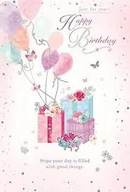 Funny happy birthday images for women — free happy bday. Open Female Happy Birthday Card Pretty Pink Balloons By Greeting Free P P 5052738585422 Ebay