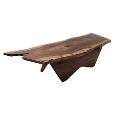 A Black Walnut Coffee Table By George Nakashima 1 Coffee Table Walnut Coffee Table Coffee Tables For Sale