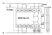 Help me understand Safety Relay Schematic : r ...