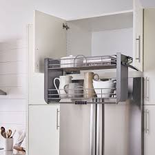 The 5pd Pulldown Shelf Conveniently Brings Hard To Reach Items Down 11 1 2 Rev A Shelf Kitchen And Bath Design Walnut Shelves