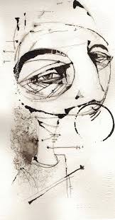 Black And White Self Portrait Art Self Portrait In Black And White By Mark M Mellon In 2020 Portrait Art Art Black And White Painting