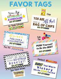 Favor Tags Candy Favor Tags Sportsmanship Favor Tags Sports Etsy In 2021 Candy Quotes Team Favors Favor Tags