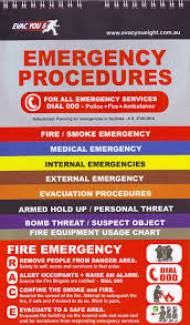 Emergency Procedures Flip Chart Template Www