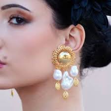 MANUELA FLAMENCA HOOP EARRINGS