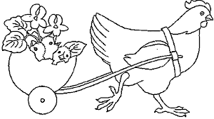 * * * * coloriage poule. Coloriage Poule 17457 Animaux Album De Coloriages