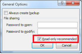 Click on the 'tools' dropdown at the bottom of the 'save as' dialog box. How Can I Make An Excel 2010 Worksheet Read Only Without A Password Super User