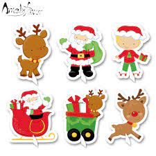 Entdecke rezepte, einrichtungsideen, stilinterpretationen und andere ideen zum ausprobieren. Tema Natal Series 4 Table Centerpiece Santa Claus Rusa Kereta Luncur Skating Hadiah Natal Perlengkapan Dekorasi Pesta Partai Dekorasi Diy Aliexpress