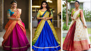 Saree dresses are the most common and most wearabledress and they have been designed in different. Kanchipuram Saree Draping With Cancan Skirt Trendy Saree Draping Style Ideas For Wedding Youtube