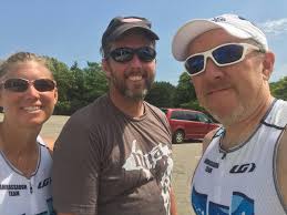 Olympic triathlon nationals competitors complete tough challenge