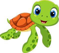 Cute Sea Turtle Cartoon Isolated On White Background Cartoon Turtle Cute Baby Turtles Cute Turtle Drawings
