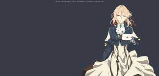 Violet Evergarden Anime Girls Simple 8k Wallpaper Hdwallpaper Desktop Violet Evergarden Wallpaper Violet Evergarden Anime Anime