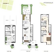 Townhouse Plans Townhouse Narrow House Plans Floor Plans
