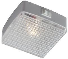 12 Volt Light Frilight 8611 Square Utility Light With Rocker Switch 12 Volt 10 Watt
