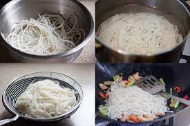 Rice Stick Noodles Stir Fry - China Sichuan Food