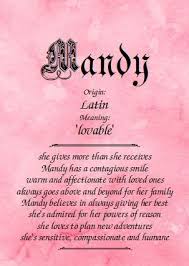 Meaning Of The Name Mandy Girl Names With Meaning Meant To Be Names With Meaning