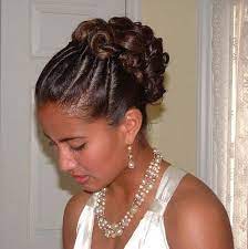 Curly Braid For Long Hair Very Nice Hair Style Description From Pinterest Com I Searched For This On Hair Styles Womens Hairstyles Black Wedding Hairstyles