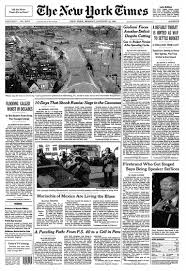 Issued monthly reduced size publication titled: The New York Times The New York Times