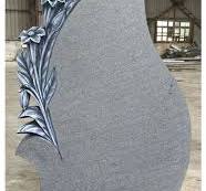 Engraved Flowers Ireland Natural Gray Granite Headstones Tombstones from  China - StoneContact.com