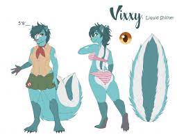 Vixxy the Skunk Reference Sheet [CLEAN] by cat_named_fish -- Fur Affinity  [dot] net