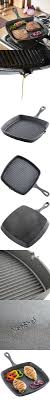 Vonshef Black Pre Seasoned Cast Iron 9 Griddle Grill Pan Griddle Grill Griddles Grill Pans Grill Pan