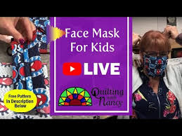 Face Masks For Kids Youtube
