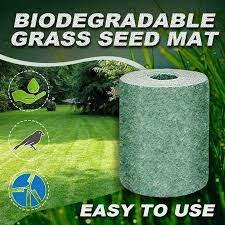 New Hot Best Selling Biodegradable Grass Seed Mat Seed Starter Mat 3m 0 2m Grass Seed Carpet Seed Starter Mat Garden Supplies Alsupersales Grass Seed Mat Biodegradable Products Grass Seed