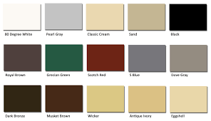 Seamless Gutter Color Selection