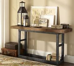 Griffin Console Table Pottery Barn 1099 Behind Sofa Reclaimed Wood Console Table Reclaimed Wood Dining Table Wood Console Table