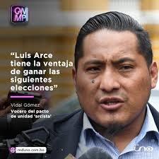 LaPaz · El vocero del pacto de unidad...