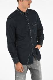 Prova la camicia in jeans slim fit dalla. Outlet Camicie Jeans Uomo Glamood Outlet