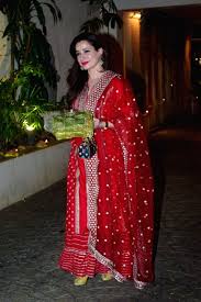 The background to the love story. Neelam Kothari Anil Kapoor During Karwa Chauth Celebrations