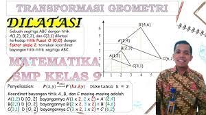 Contoh soal dilatasi bidata artis terbaru. Dilatasi Matematika Kelas 9 Transformasi Geometri Dilatasi Dilatasi Terhadap Titik Pusat Part 4 Youtube