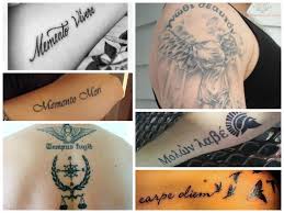 40 Vorschläge Für Kurze Tattoo Sprüche Auf Latein Und Griechisch