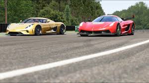 Koenigsegg Jesko Vs Koenigsegg Regera At La Sarthe No Chicane Koenigsegg Sarthe Chicane