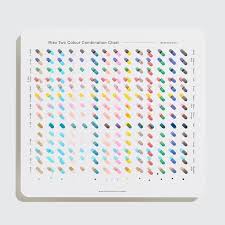 Riso Colour Chart Set White Black Paper Color Colored