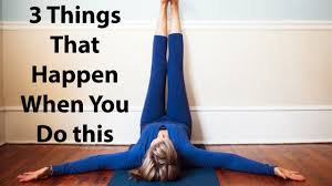 Facebook Pinterest Printyoga Offers Countless Physical And Mental Benefits But Many People Believe That It Is Too Diff Legs Up The Wall Excersise Wall Workout