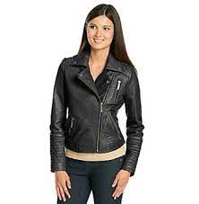 Michael Michael Kors Leather Asymmetrical Zip Moto Jacket At Www Herbergers Com Fashion Jackets Leather Jacket