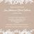 Romantic Wedding Invitation Wording From Bride And Groom