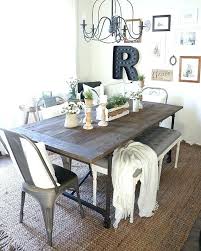 rustic dining room table