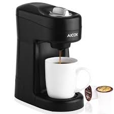 Amazon Com Aicok Single Serve Coffee Maker Coffee Machine For Most Single Cup Pods Inc Single Serve Coffee Makers Single Cup Coffee Maker Single Coffee Maker