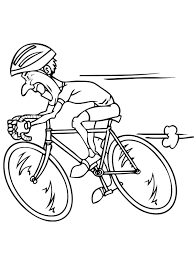 Check spelling or type a new query. A Cyclist Riding With High Speed Coloring Page Free Printable Coloring Pages For Kids