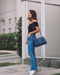 Calçados Para Usar Com Calça Flare Qual Sapato Usar Com Calca Flare Com Imagens Looks Com Calca Flare Look Com All Star Branco Looks Estilosos