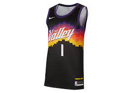 Order phoenix suns city edition gear now. Nike Nba Phoenix Suns Devin Booker City Edition Swingman Jersey Black Fur 87 50 Basketzone Net